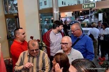 Presentación del candidato socialista a la Alcaldía de Telde (Foto TA)